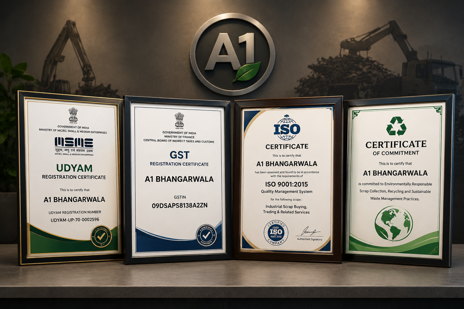 Certificates
